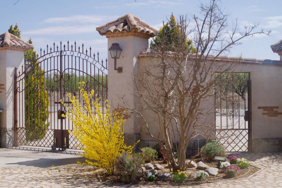 Entrada de la finca