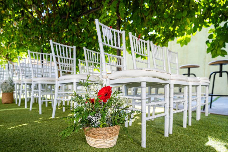 Ceremonia al aire libre