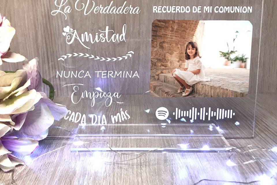 Placa spotify comunión