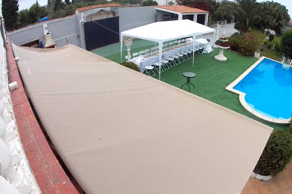 Carpa para invitados