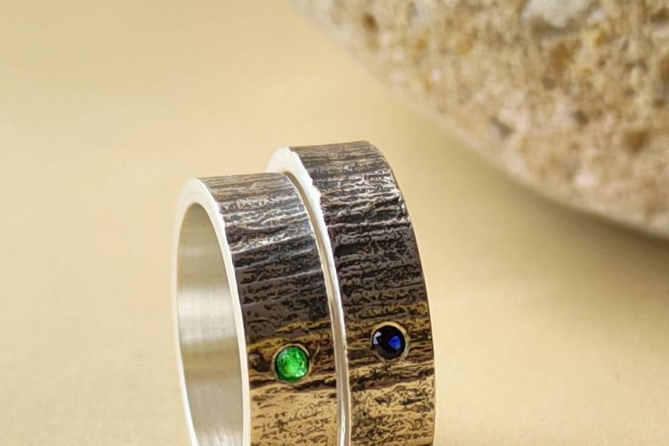 Alianzas con textura y piedra
