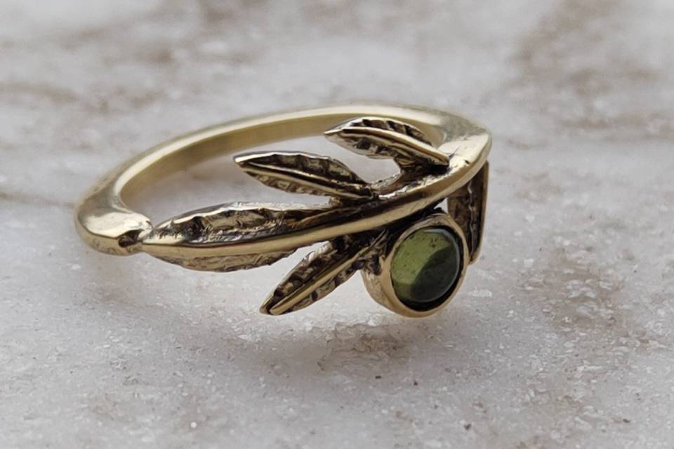 Anillo rama de olivo
