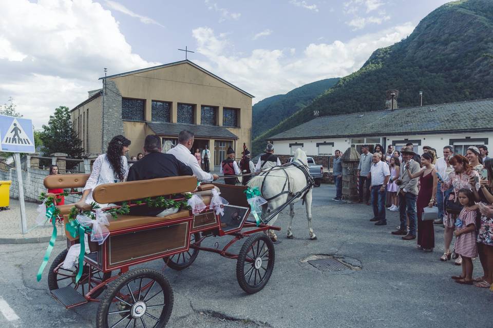 Llegada ceremonia