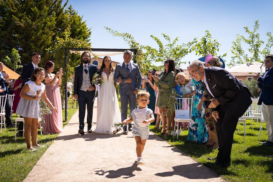 Entrada de los novios