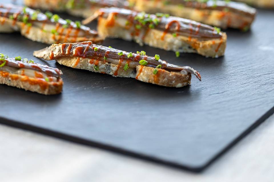 Focaccia de anchoa