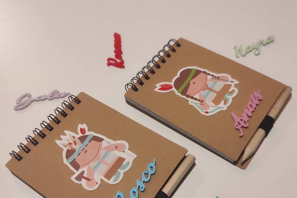 Mini libretas personalizadas