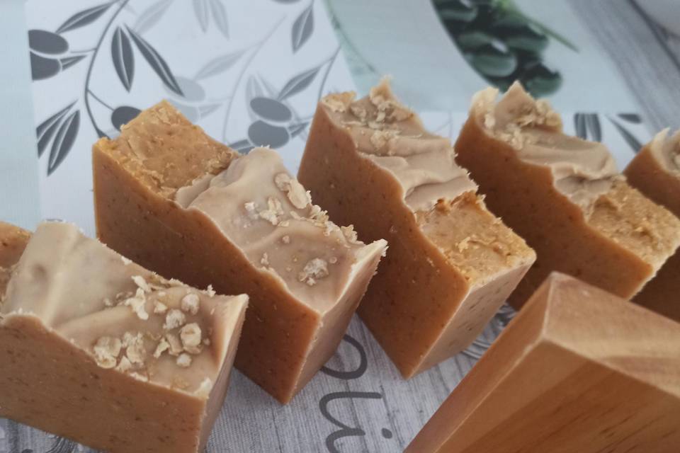 Jabón miel y avena