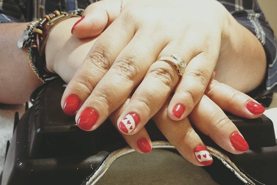 Manicura romántica