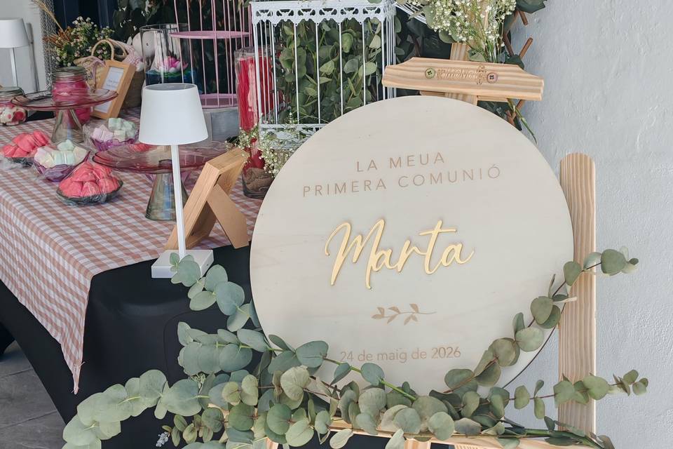 Cartelera personalizada
