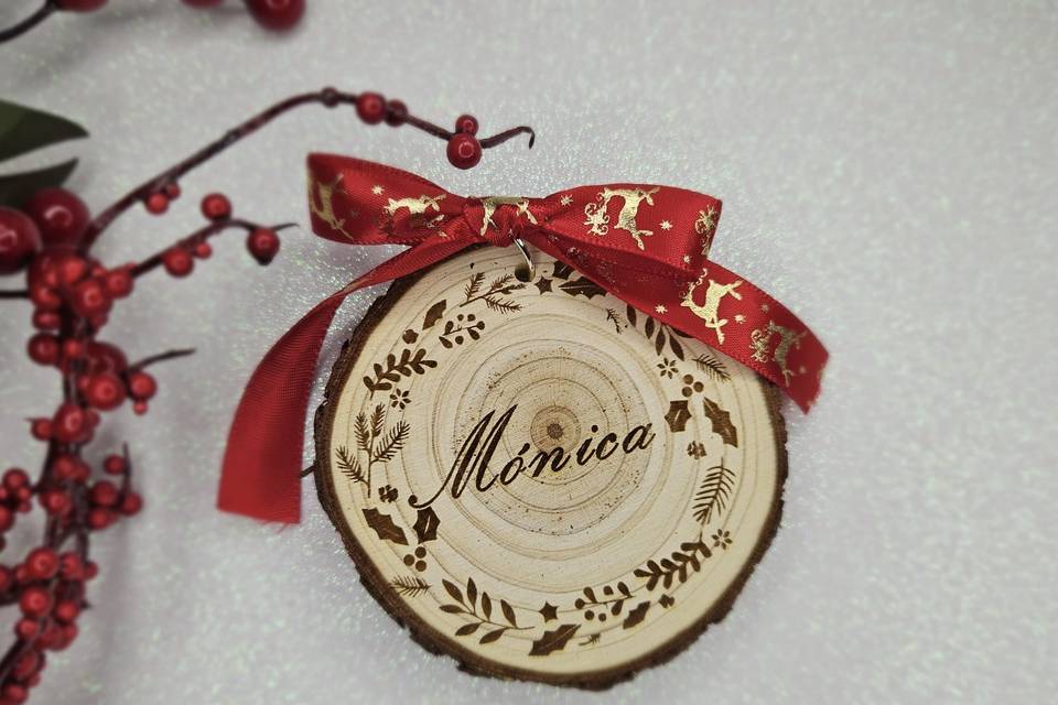 Rodaja de árbol personalizada