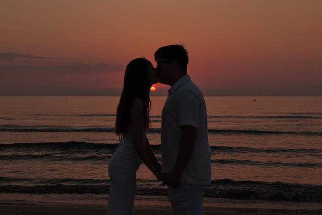 Amanecer en la playa