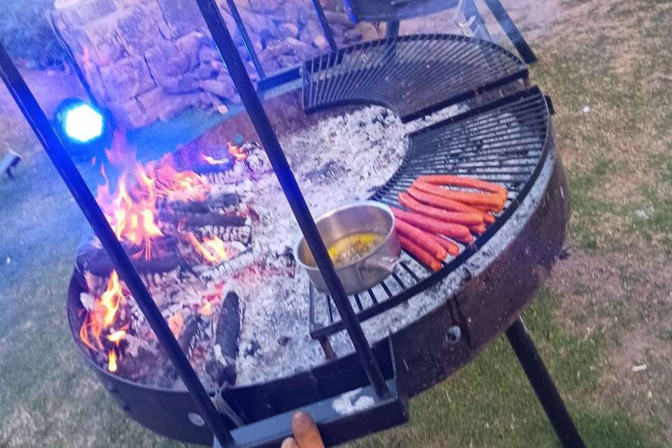 Parrillas a la altura.