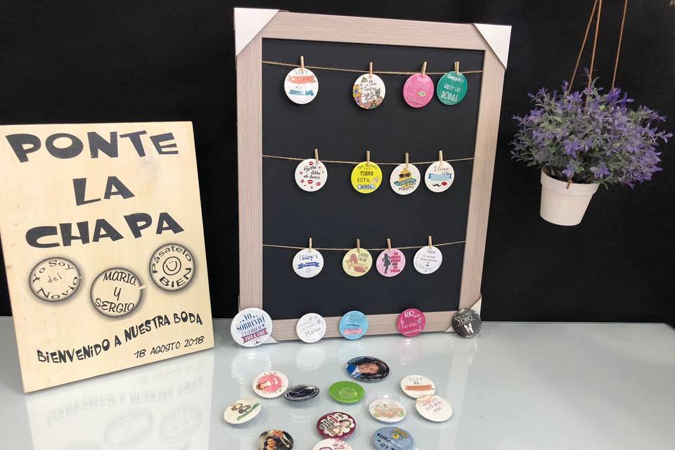 Chapas personalizadas