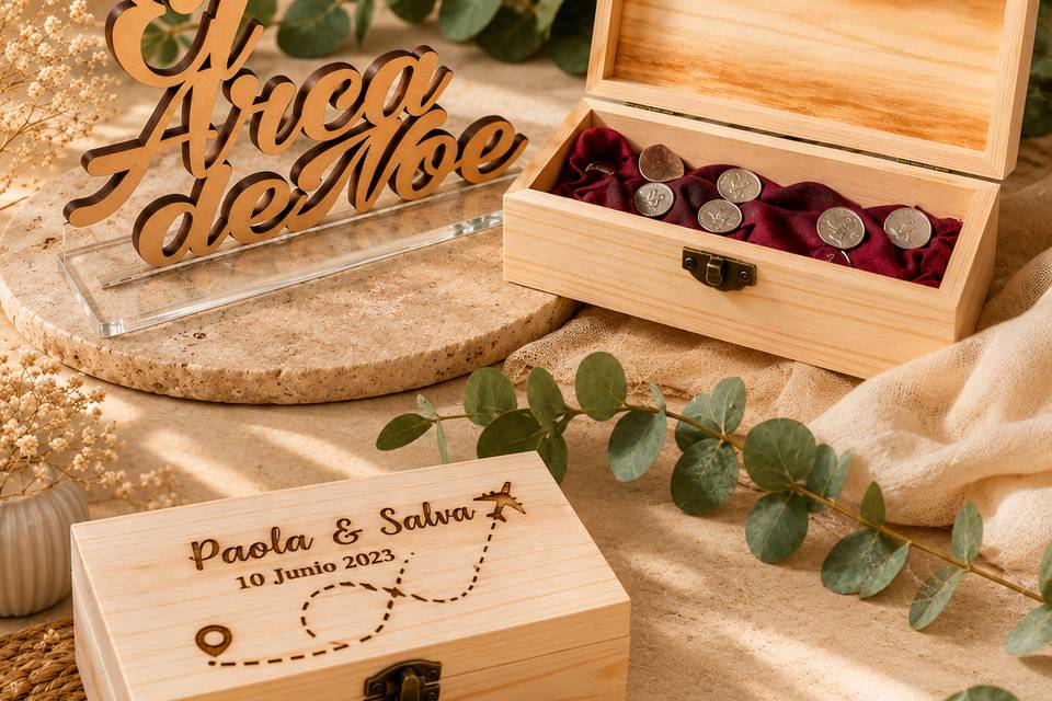Caja para arras personalizada