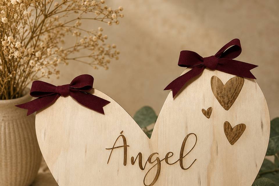 Cartel personalizado novios
