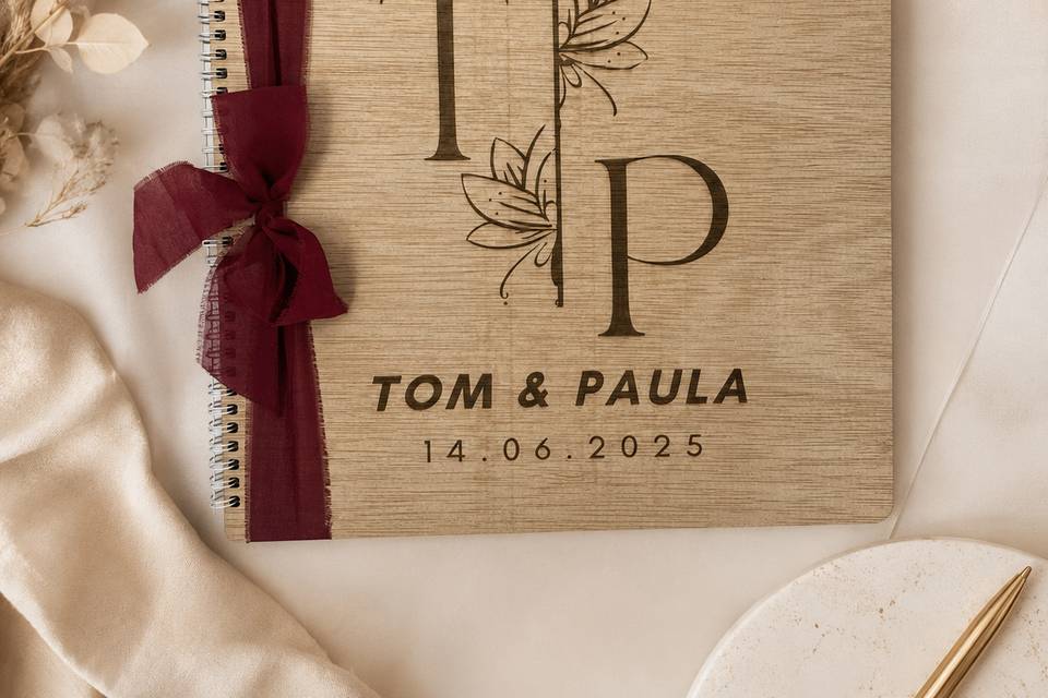 Libro firmas personalizado