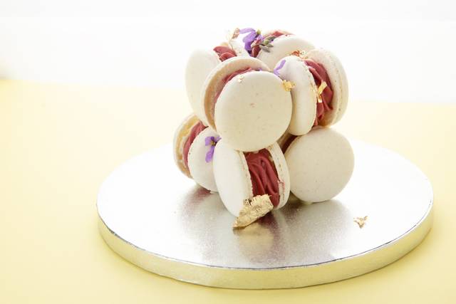 Cubo mini macarons