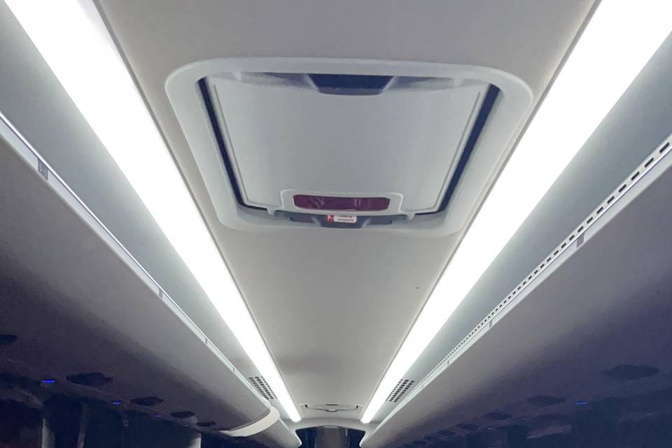 Interior autobus grande