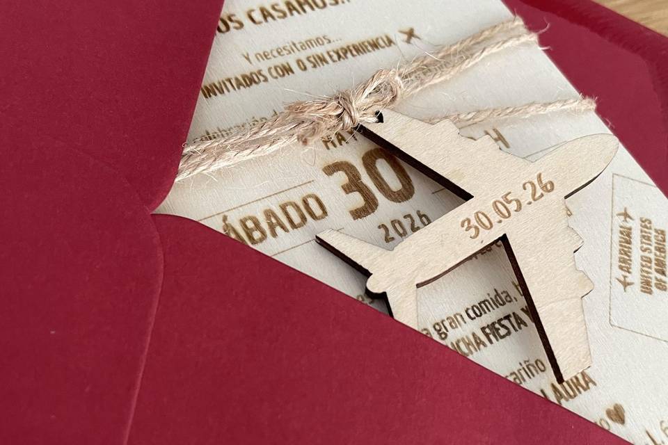 Pasaportes madera