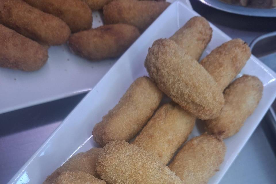 Creoquetas de bacalao