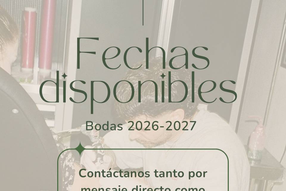 Fechas disponibles