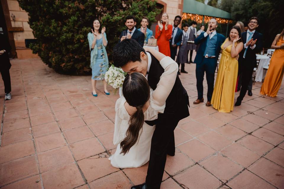 Beso de película