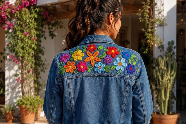 Chaqueta bordada