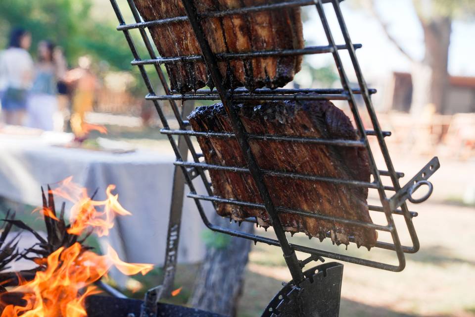 Costillar a la cruz