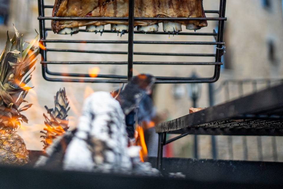 Costillar ahumado