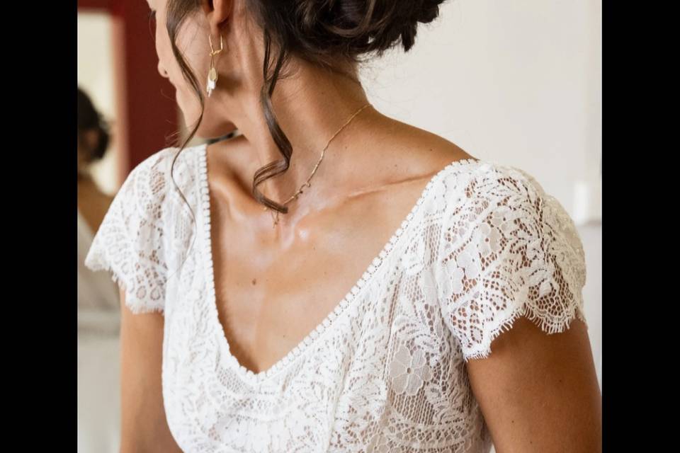 Preparativos de la novia