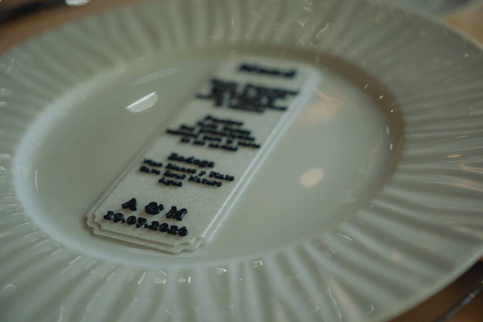 Menú comida