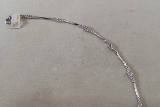 Pulsera Oro Blanco Mikel