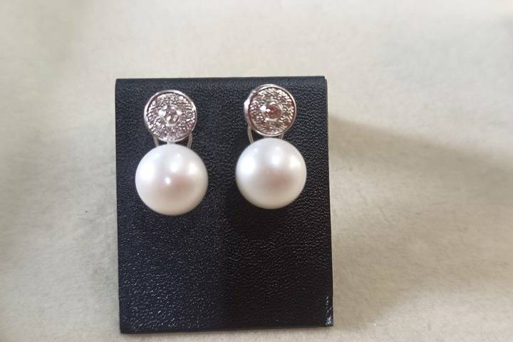 Pendientes Perla Joyería Mikel