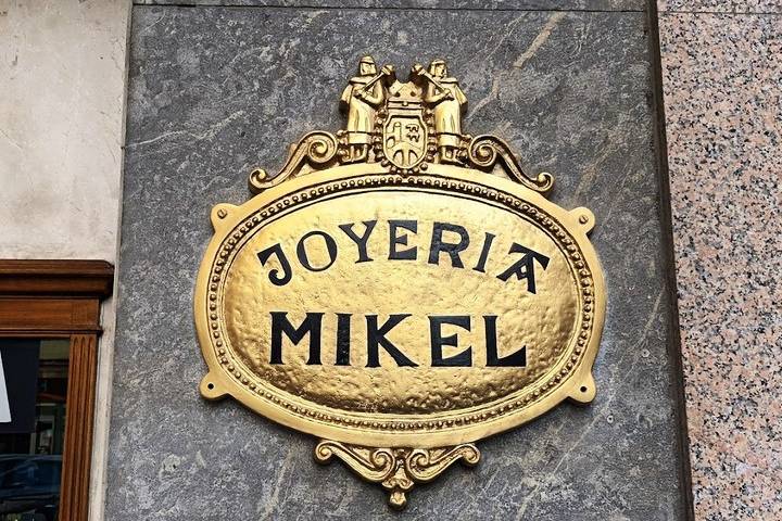 Placa Joyería Mikel Bilbao