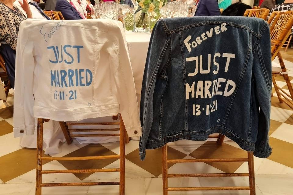 Chaquetas novios personalizada