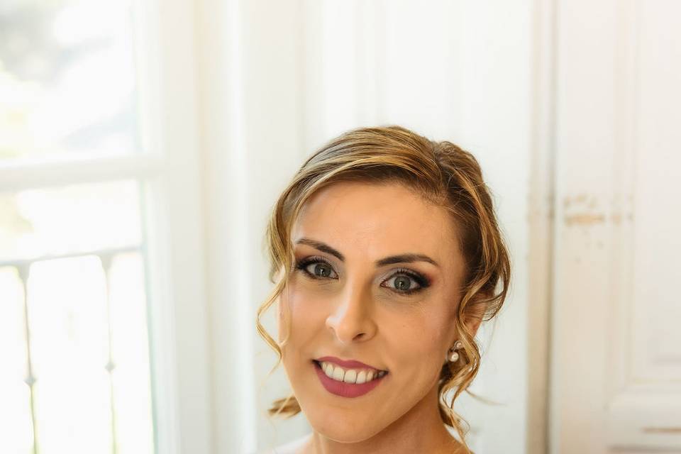 Peinado y maquillaje novia