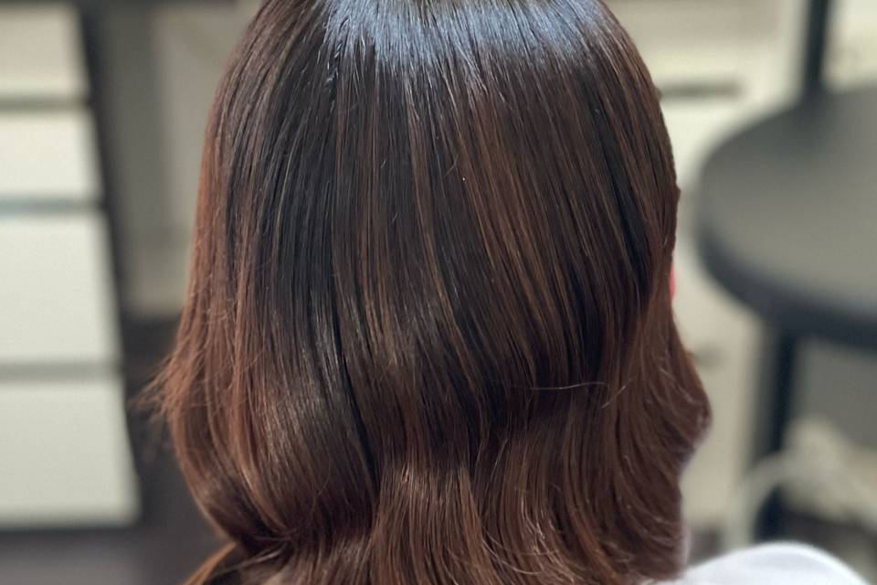 Peinado onda invitada