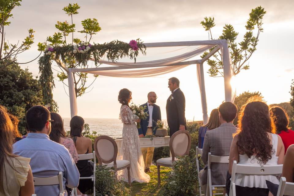 Ceremonia en el jardín