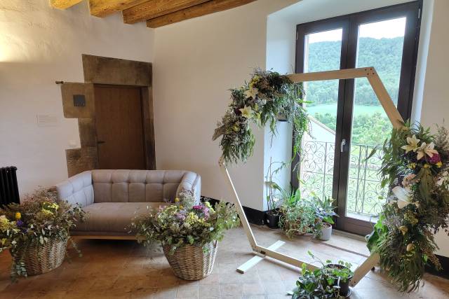 Arco en salón interior