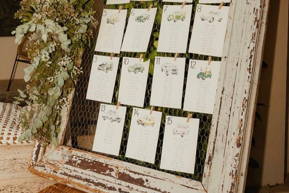 Seating plan personalizado