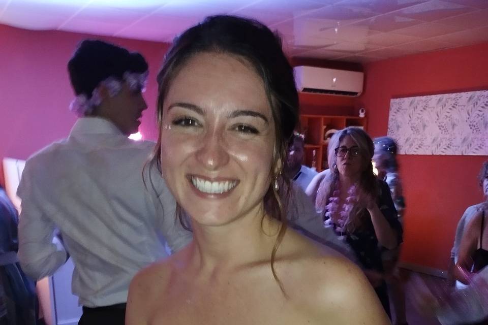 Novia feliz