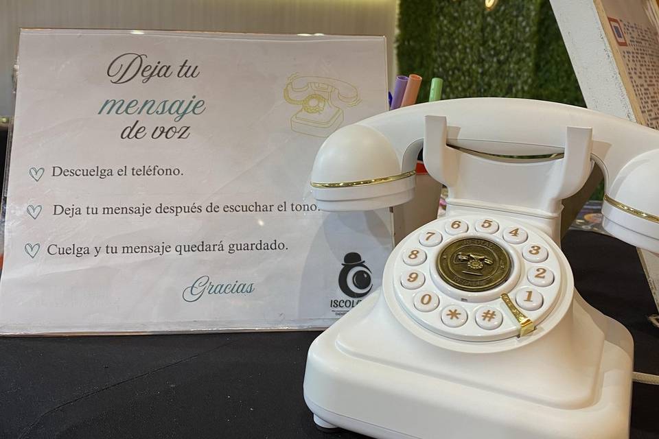 Teléfono audio libro