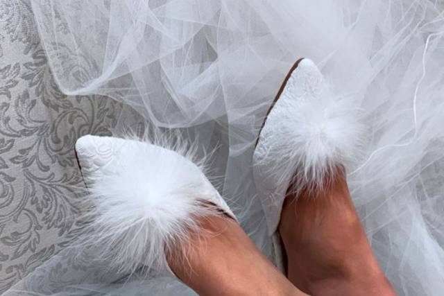 Zapatilla de novia Paulina