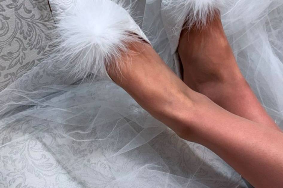 Zapatilla de novia Paulina
