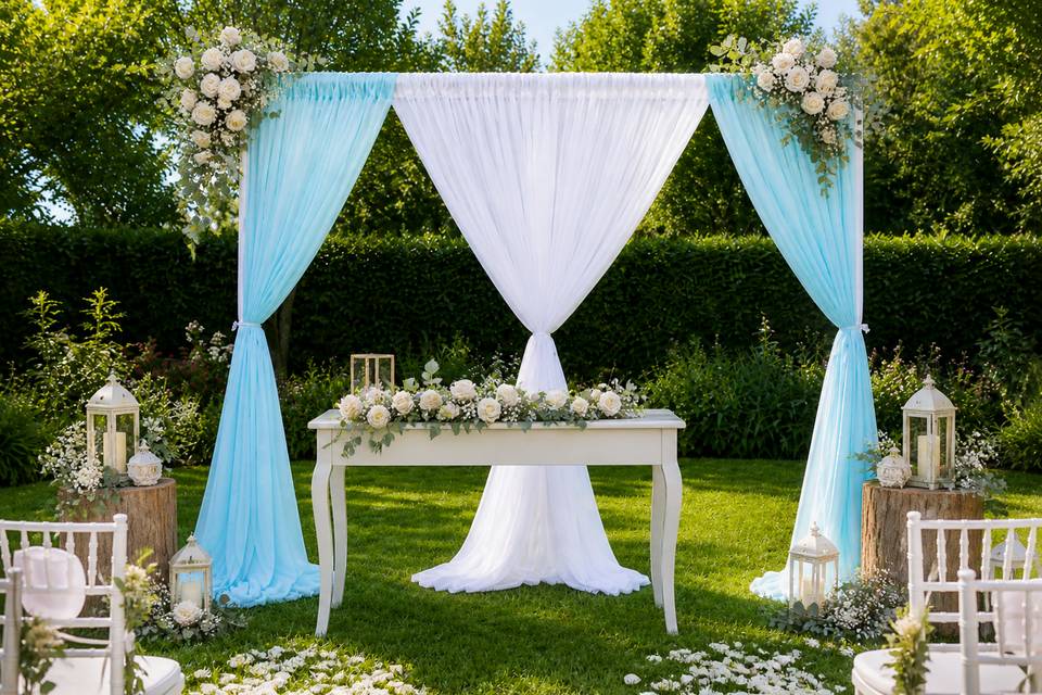 Decoración boda civil
