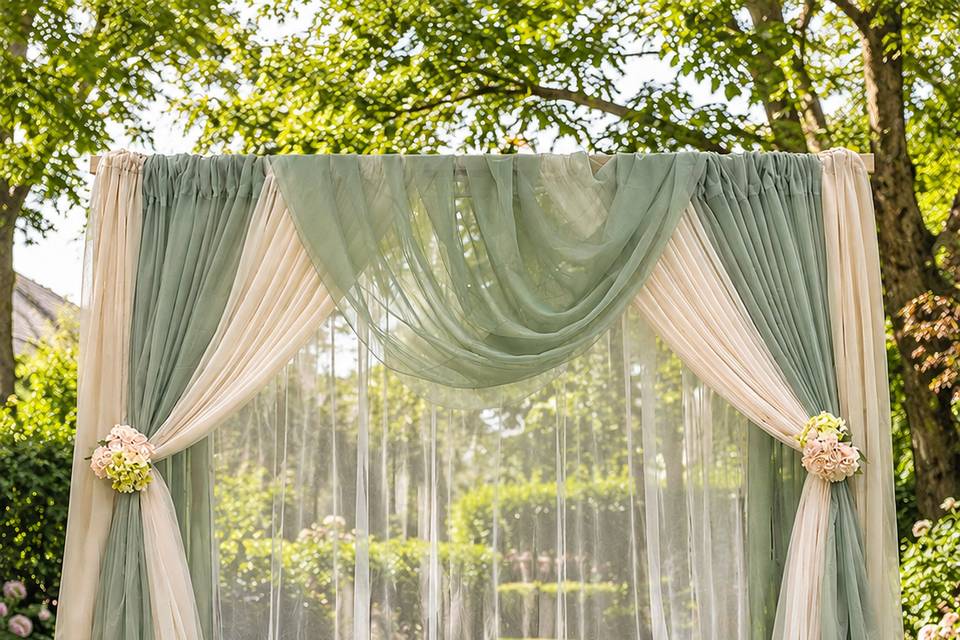 Escenario para boda civil