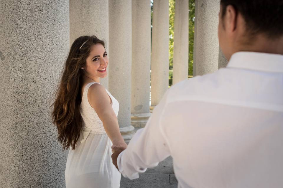 Preboda en el Retiro de Madrid