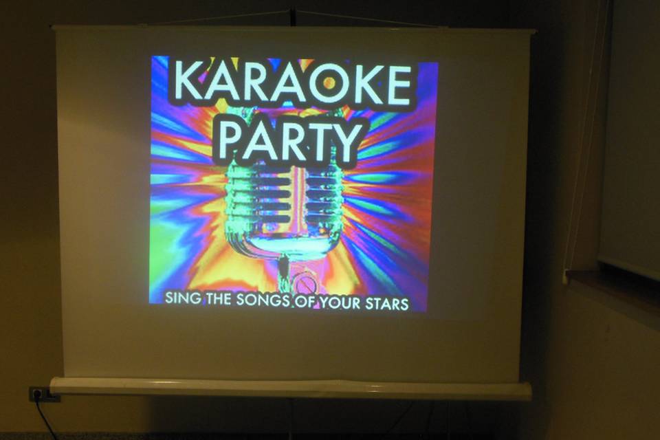 Pantalla plasma karaoke