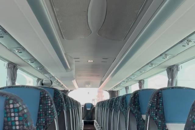 Interior bus 55 Pasajeros