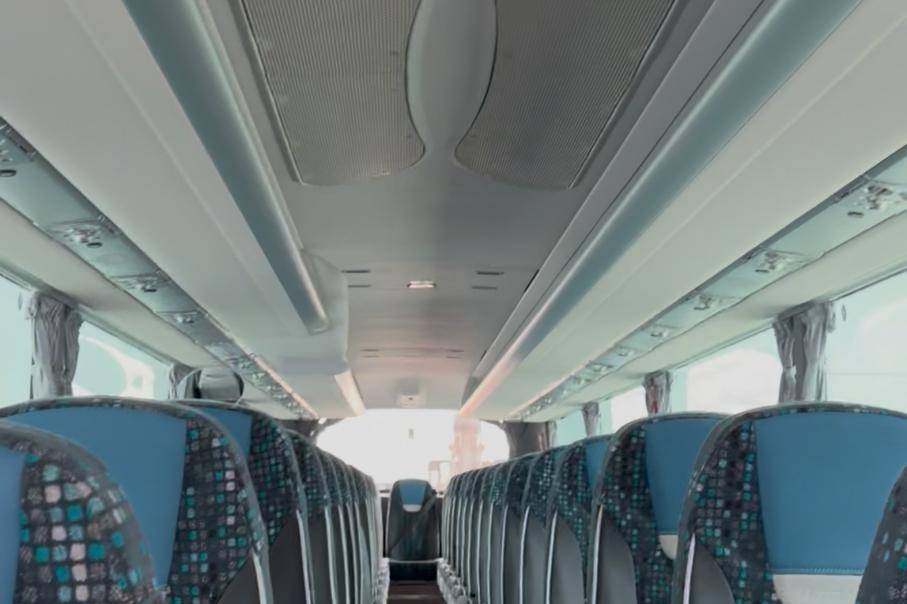 Interior bus 55 Pasajeros